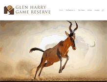Tablet Screenshot of glenharrygamereserve.com